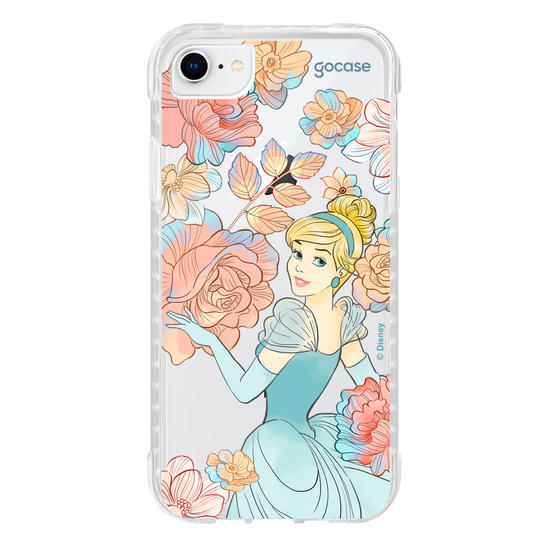 Capinha para celular  Princesas - Cinderela -  Jardim Mágico
