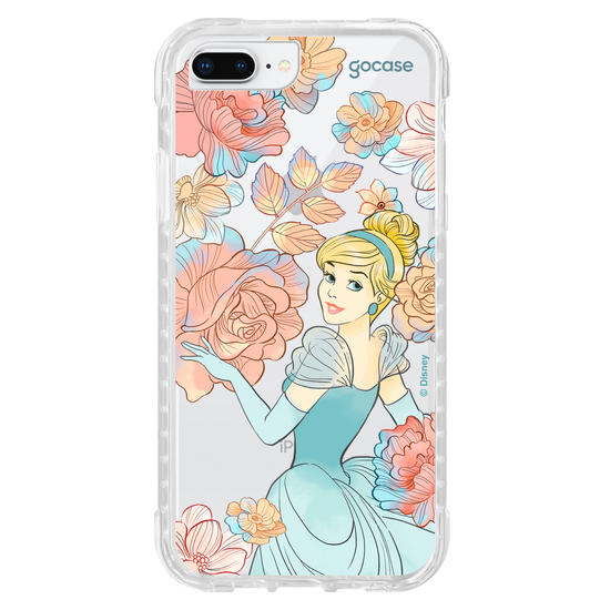 Capinha para celular  Princesas - Cinderela -  Jardim Mágico