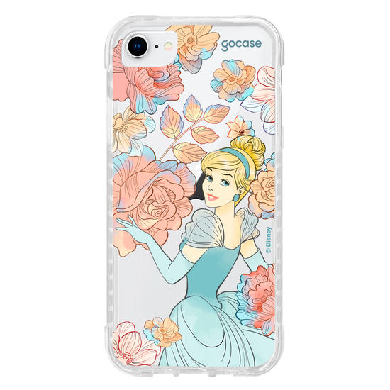 Capinha para celular  Princesas - Cinderela -  Jardim Mágico