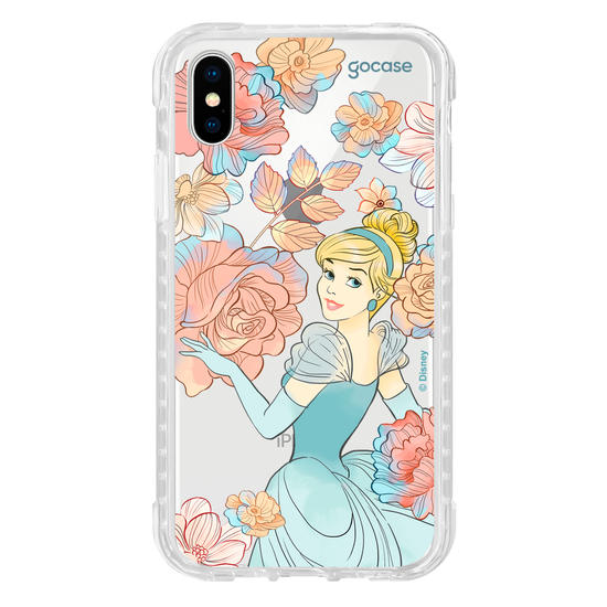 Capinha para celular  Princesas - Cinderela -  Jardim Mágico