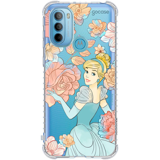 Capinha para celular  Princesas - Cinderela -  Jardim Mágico