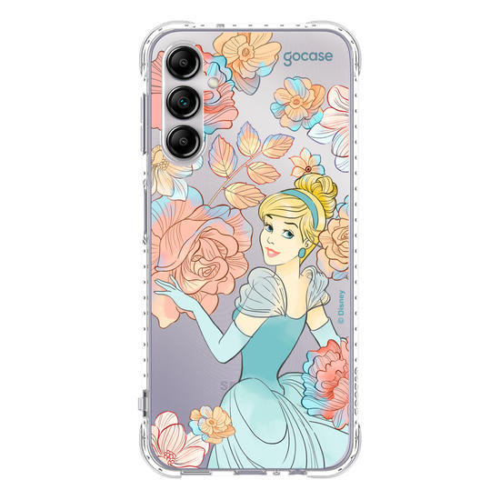 Capinha para celular  Princesas - Cinderela -  Jardim Mágico