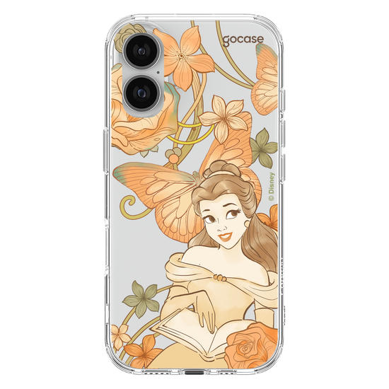 Capinha para celular  Princesas - Bela - Jardim Mágico
