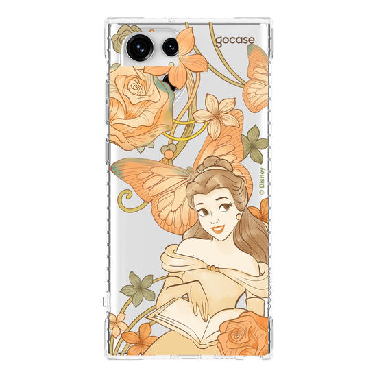 Capinha para celular  Princesas - Bela - Jardim Mágico