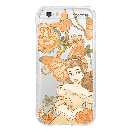 Capinha para celular  Princesas - Bela - Jardim Mágico