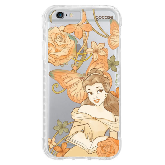 Capinha para celular  Princesas - Bela - Jardim Mágico