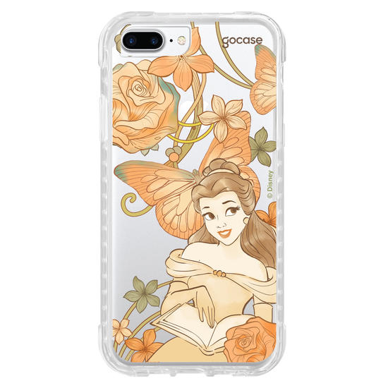 Capinha para celular  Princesas - Bela - Jardim Mágico