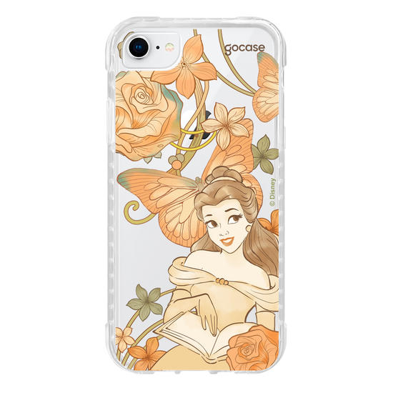 Capinha para celular  Princesas - Bela - Jardim Mágico