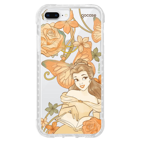 Capinha para celular  Princesas - Bela - Jardim Mágico