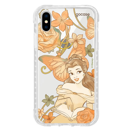 Capinha para celular  Princesas - Bela - Jardim Mágico