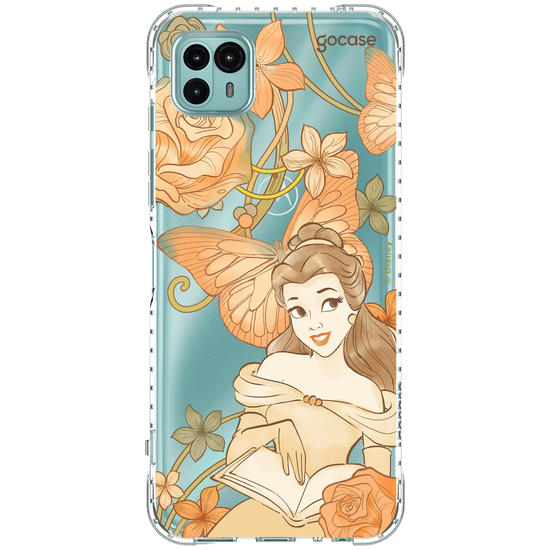 Capinha para celular  Princesas - Bela - Jardim Mágico