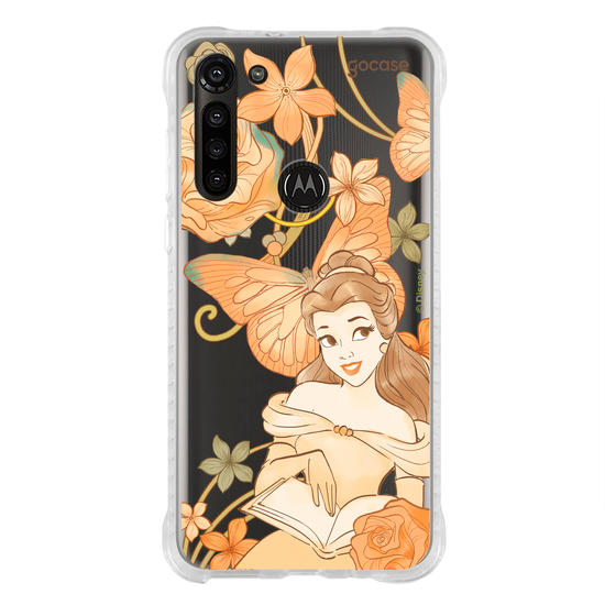 Capinha para celular  Princesas - Bela - Jardim Mágico
