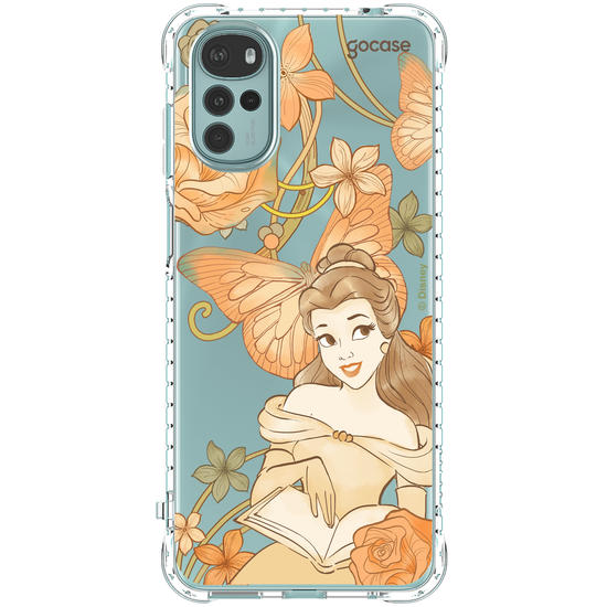 Capinha para celular  Princesas - Bela - Jardim Mágico