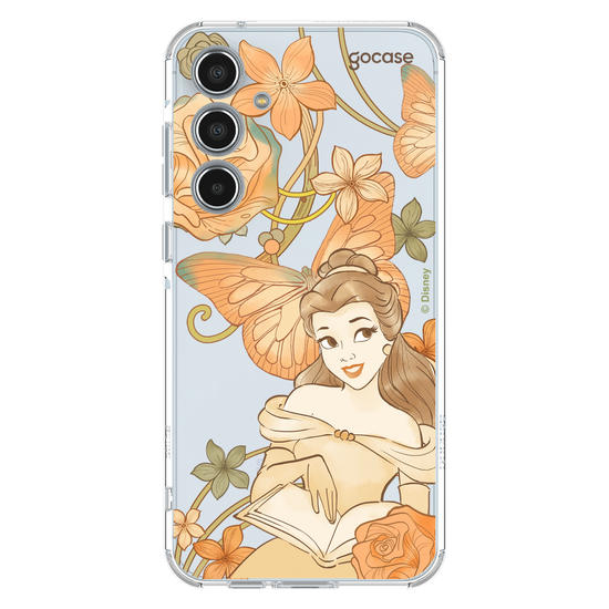 Capinha para celular  Princesas - Bela - Jardim Mágico