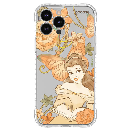 Capinha para celular  Princesas - Bela - Jardim Mágico
