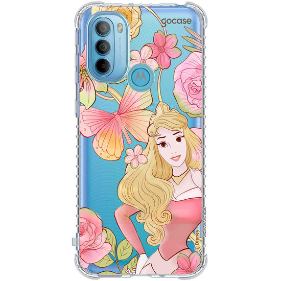 Capinha para celular  Princesas - Aurora - Jardim Mágico