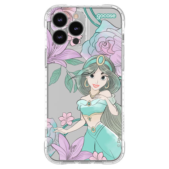 Capinha para celular  Princesas - Jasmine - Jardim Mágico