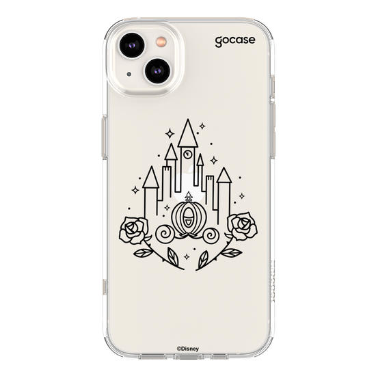 Capinha para celular  Princesas - Castelo Minimalista