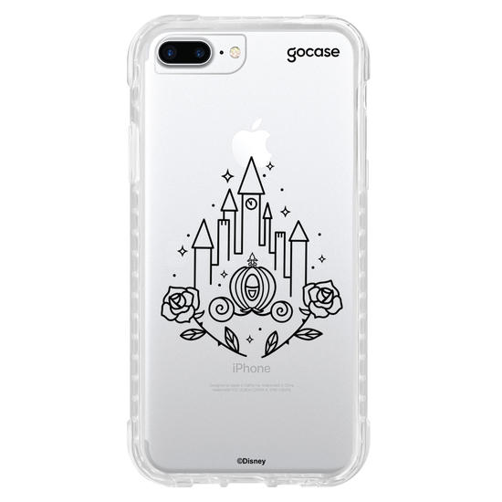 Capinha para celular  Princesas - Castelo Minimalista
