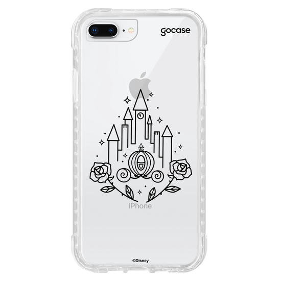 Capinha para celular  Princesas - Castelo Minimalista