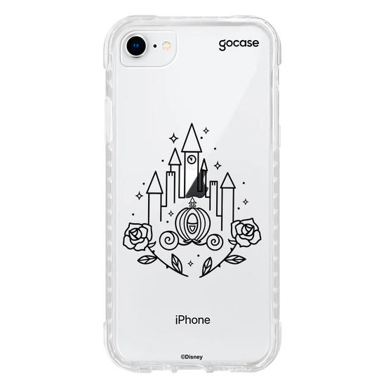 Capinha para celular  Princesas - Castelo Minimalista