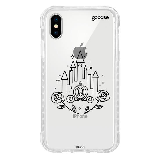 Capinha para celular  Princesas - Castelo Minimalista