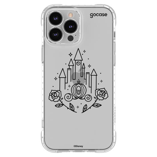 Capinha para celular  Princesas - Castelo Minimalista