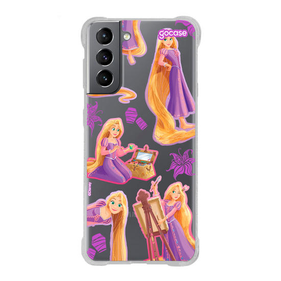 Capinha para celular  Princesas Sticker Pattern - Rapunzel