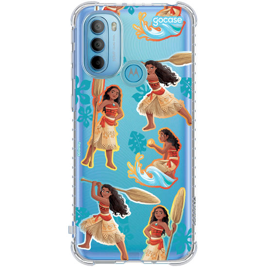 Capinha para celular  Princesas Sticker Pattern - Moana