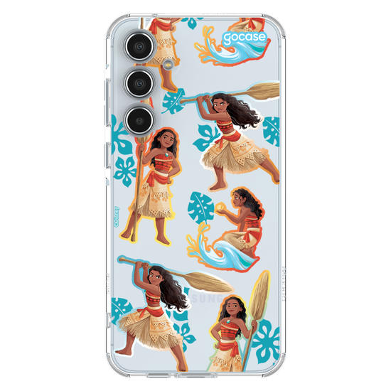 Capinha para celular  Princesas Sticker Pattern - Moana
