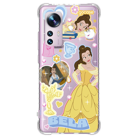 Capinha para celular  Princesas Movie Stickers - Bela