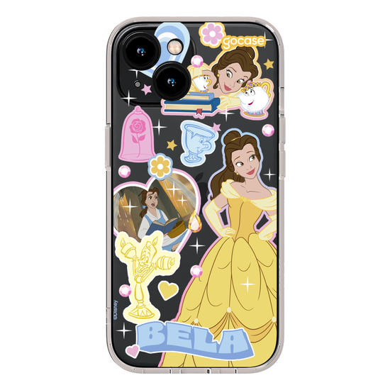 Capinha para celular  Princesas Movie Stickers - Bela