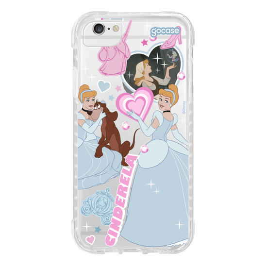 Capinha para celular  Princesas Movie Stickers - Cinderela