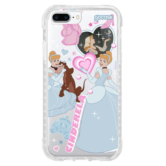Capinha para celular  Princesas Movie Stickers - Cinderela