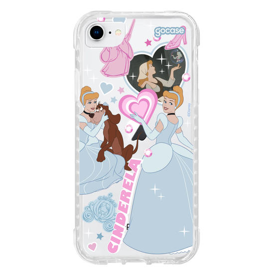Capinha para celular  Princesas Movie Stickers - Cinderela