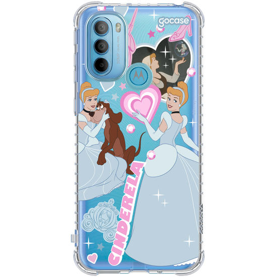 Capinha para celular  Princesas Movie Stickers - Cinderela