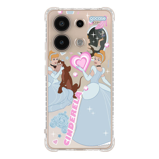 Capinha para celular  Princesas Movie Stickers - Cinderela