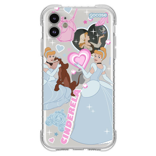 Capinha para celular  Princesas Movie Stickers - Cinderela