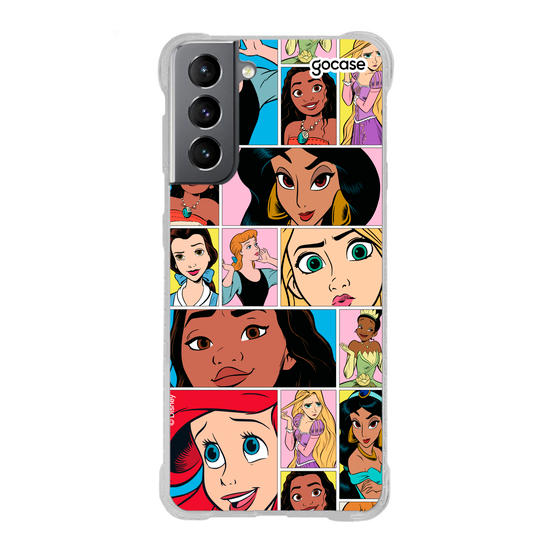 Capinha para celular  Princesas - Faces