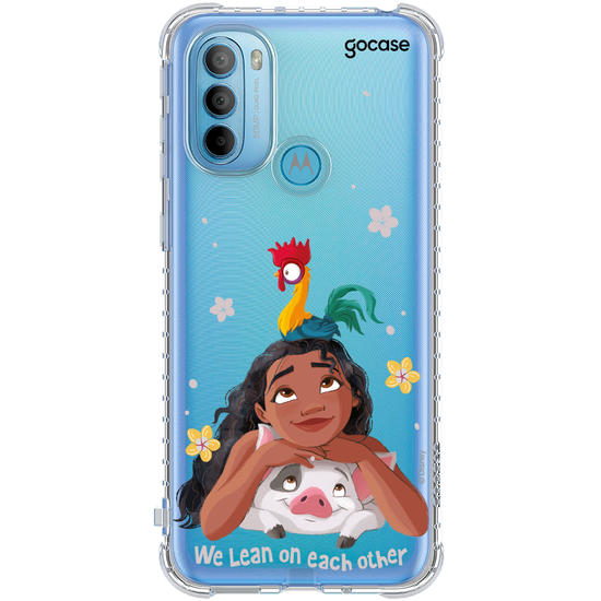 Capinha para celular  Princesas - Moana - Animals