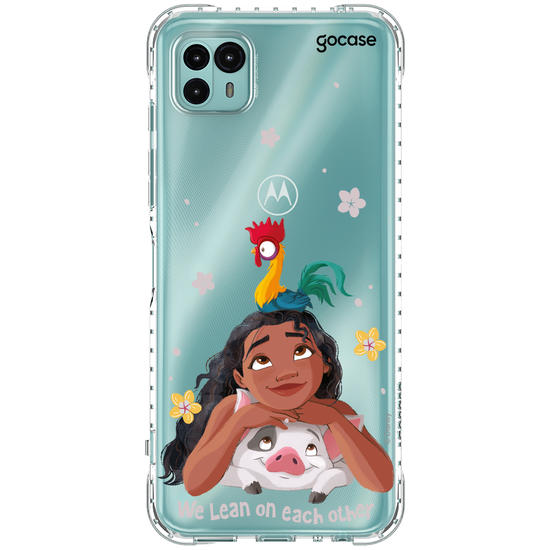 Capinha para celular  Princesas - Moana - Animals