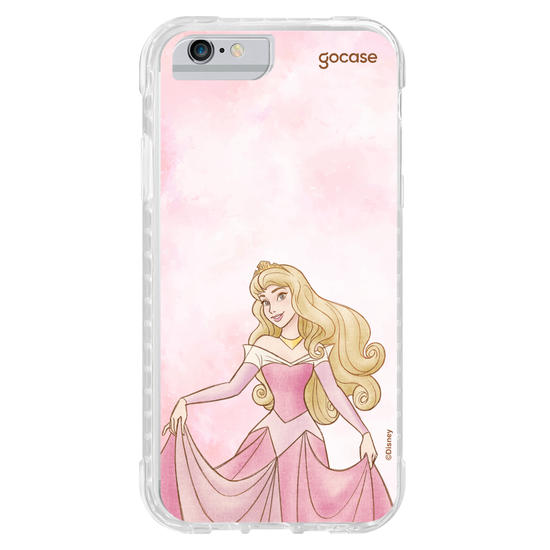 Capinha para celular  Princesas - Aurora em Aquarela