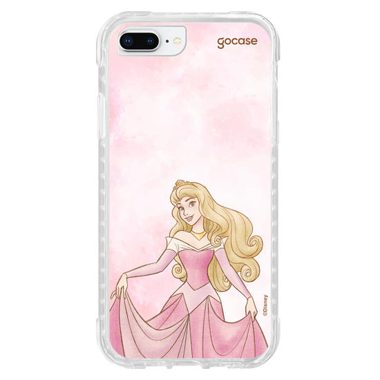 Capinha para celular  Princesas - Aurora em Aquarela
