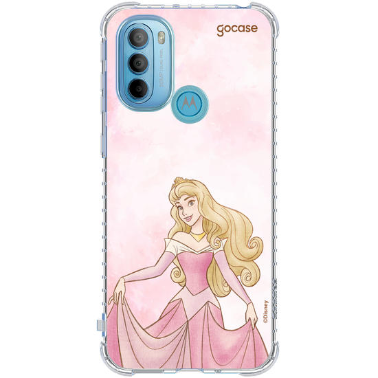 Capinha para celular  Princesas - Aurora em Aquarela