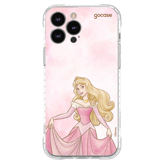Capinha para celular  Princesas - Aurora em Aquarela