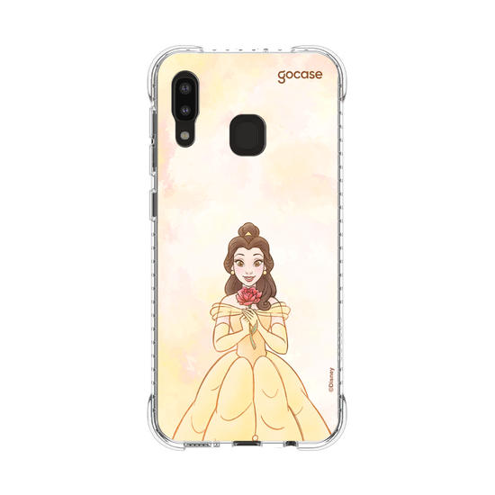 Capinha para celular  Princesas - Bela em Aquarela