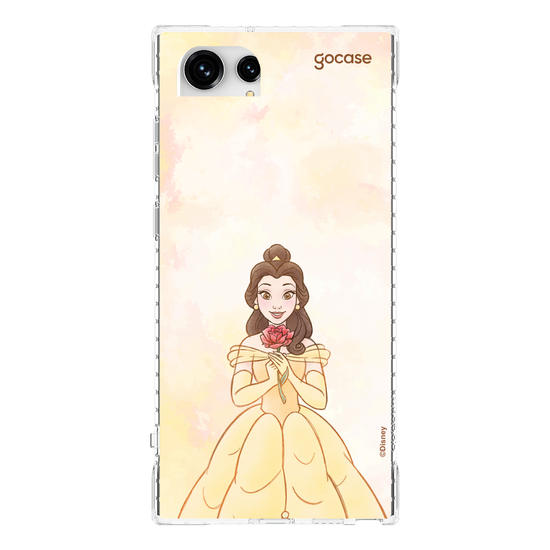 Capinha para celular  Princesas - Bela em Aquarela