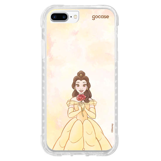 Capinha para celular  Princesas - Bela em Aquarela