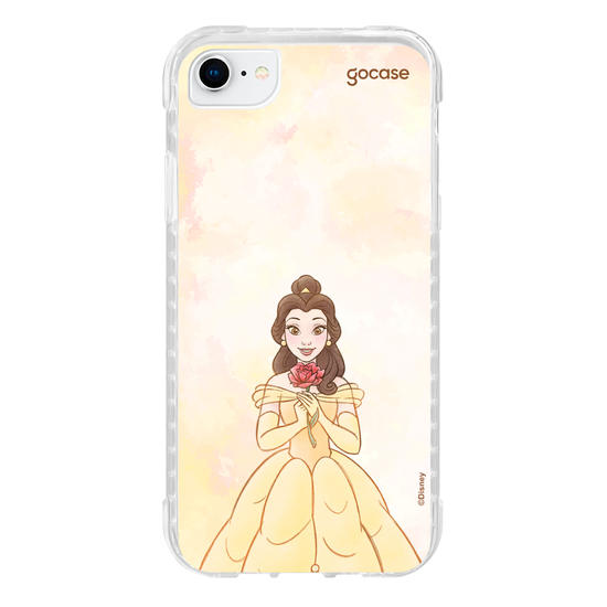 Capinha para celular  Princesas - Bela em Aquarela