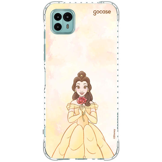 Capinha para celular  Princesas - Bela em Aquarela